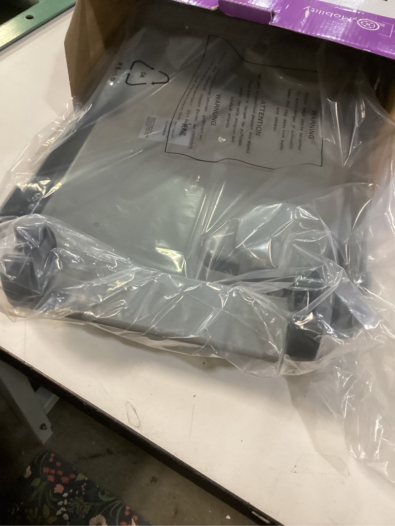 Condition photo showing Good Condition for DMI Walker Tray, Rollator Tray, Mobility and Walker Accessory Tray Table Fits Most Standard Walkers, Folding with Two Cup Holders and Tool Free Assembly, 16 x 11.8 inch Gray 1 Count (Pack of 1)