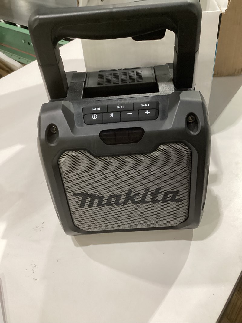 Condition photo showing Good Condition for Makita XRM08B 18V LXT / 12V max CXT Lithium-Ion Cordless Bluetooth Job Site Speaker, Tool Only, NOT TESTED