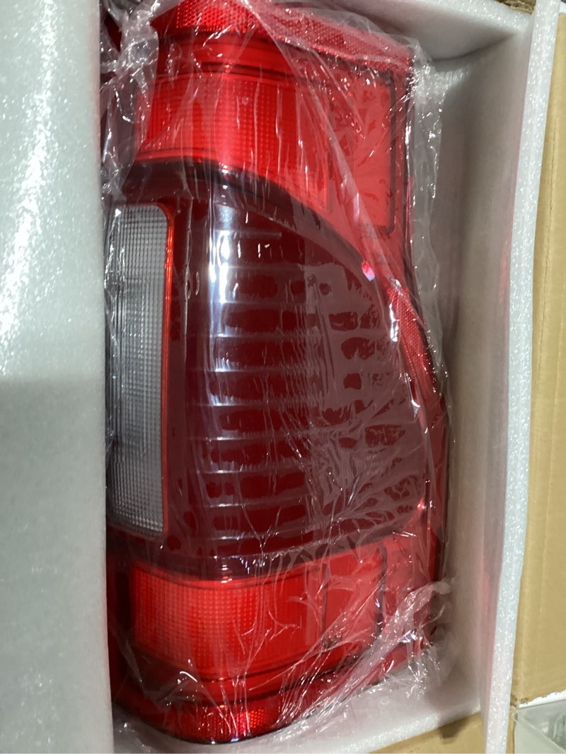 Condition photo showing As Is for LED Tail Lights Assembly W/Blind Compatible with 2020 2021 2022 Ford F250 F350 F450 Super Duty,Left Driver Side Rear Light Taillights Replacement # LC3Z13405E FO2800282 Driver Side LED W/blind
