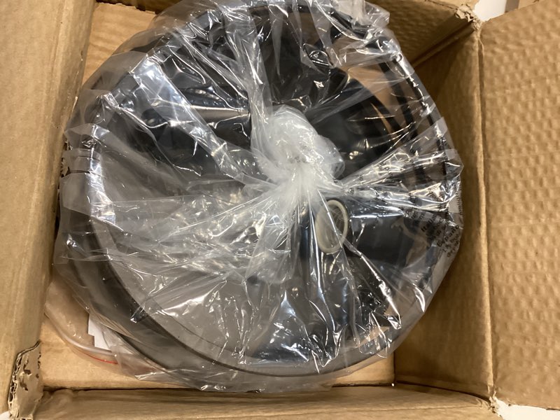 Condition photo showing item condition for Black Flush Mount Ceiling Light,Hallway Light Ceiling Mount,Industrial Vintage Metal Cage Close to Ceiling Lights for Kitchen,Farmhouse,Bedroom Circular ceiling light 1 PACK