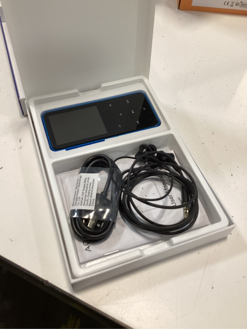 Condition photo showing Good Condition for agptek 64gb mp3 player with bluetooth, m3 2.4 inch music player with speaker and fm radio, touch buttons, supports up to 128gb(blue)