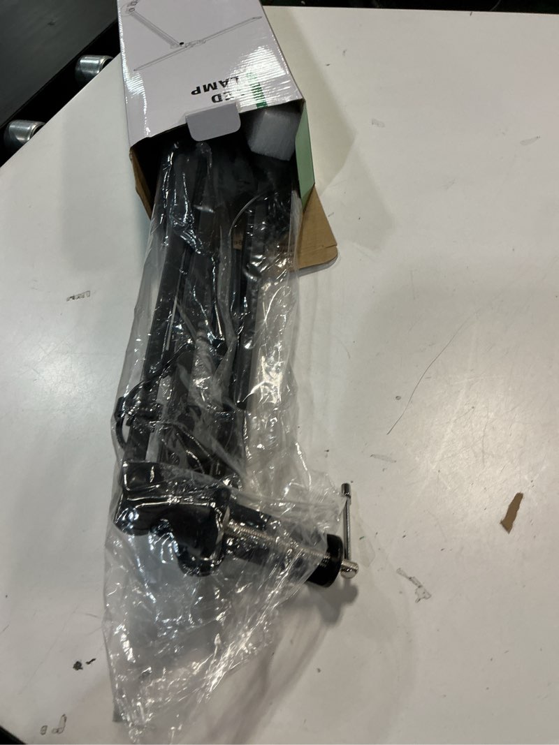 Condition photo showing Good Condition for LED Desk Lamp for Office Home, 31.5" Architect Desk Light with Clamp Dual Screen Computer Monitor, 15W 5 Color X 10 Brightness Levels Desk Lamp for Reading, Study, 1000LM Bright, Memory Function Black