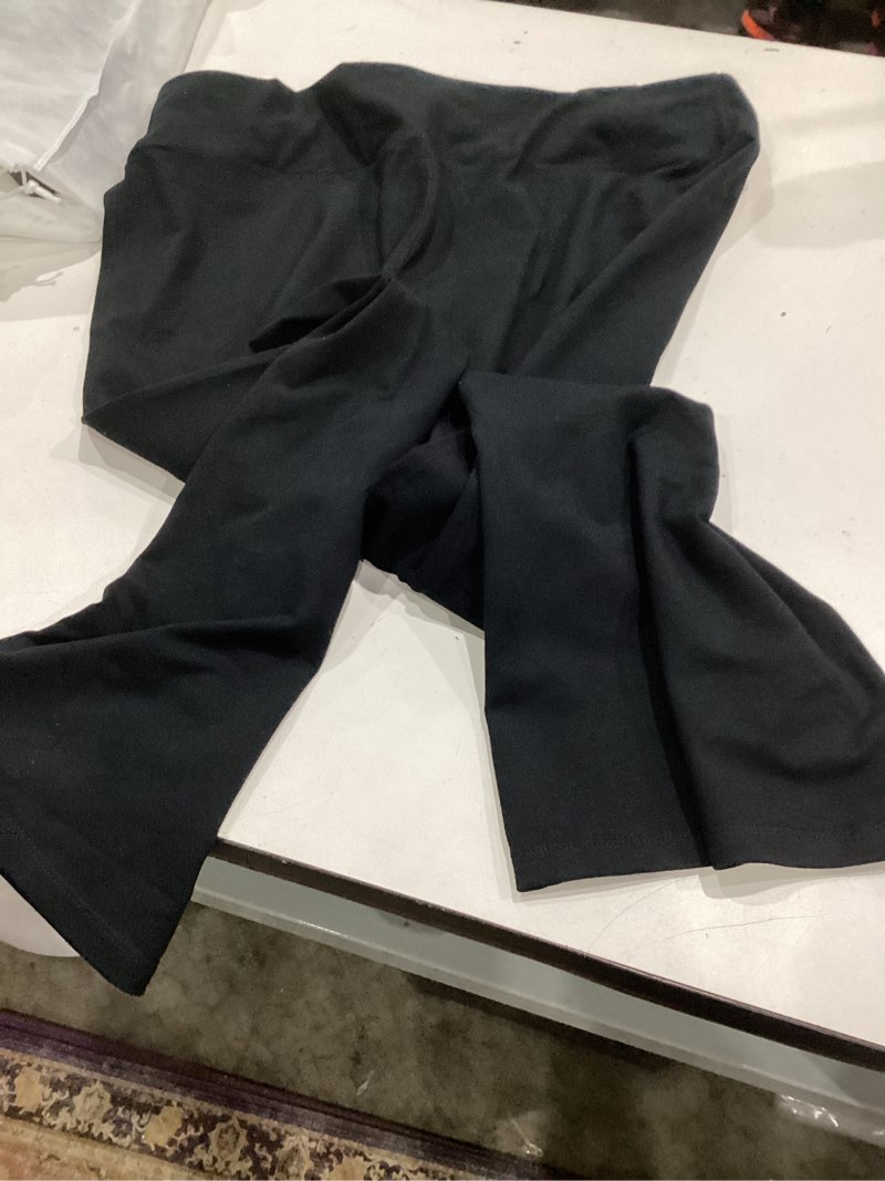 Condition photo showing Good Condition for houmous s-xxxl 29''31''33''35'' inseam women's cotton bootcut pants inner pocket xx-large/29" inseam black