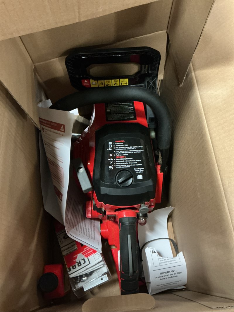 Condition photo showing Good Condition for craftsman s1800 42-cc 2-cycle 18-in gas chainsaw