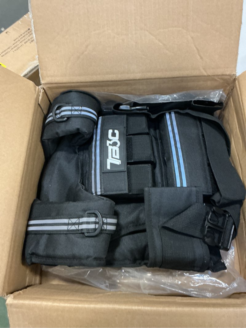 Condition photo showing Good Condition for Adjustable Weighted Vest Men 19lbs/ 30lbs/ 40lbs Weights with Reflective Stripe, Weight Vest Woman Workout Vest for Strength Training,Running & Walking. 19-lb