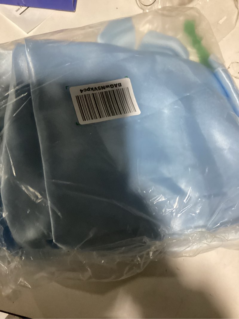 Condition photo showing New/Like New for Fhberni 2 Pack 24x43 Inch Light Blue Cocktail Tablecloth Spandex Round Fitted Table Cover for Wedding Banquet Event Party