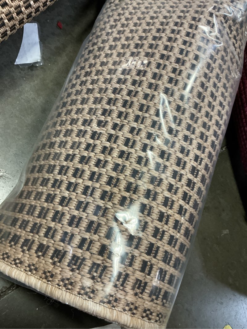 Condition photo showing Good Condition for 7'10"x10' micro grid rectangular woven indoor outdoor area rug black/beige - threshold™
