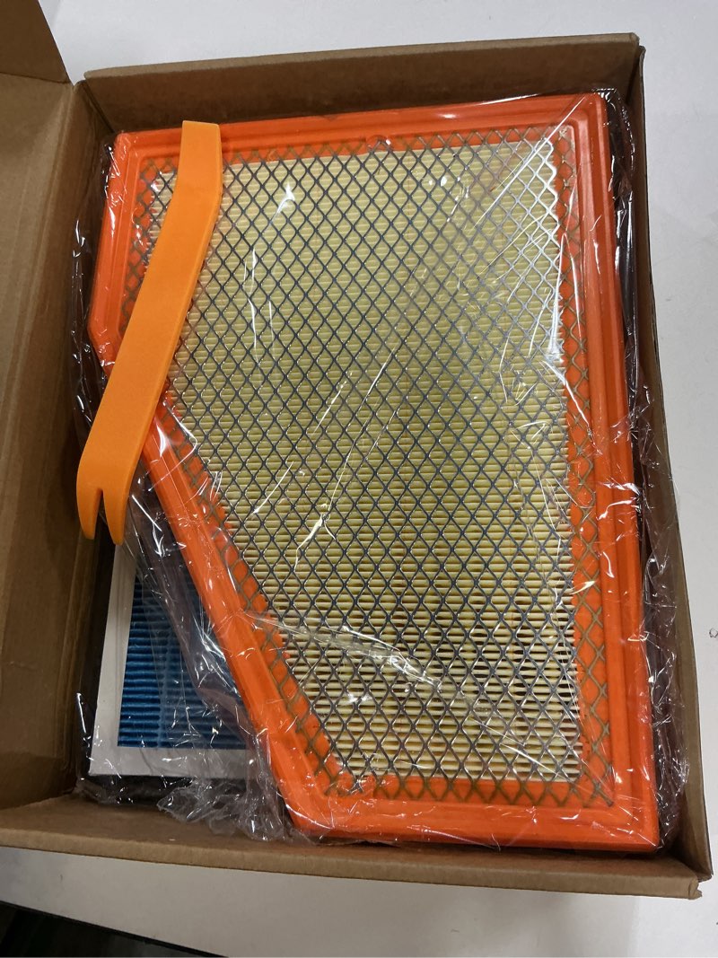 Condition photo showing New/Like New for SCREW RHINO Engine Air Filter&Cabin Air Filter Combo Pack – Compatible with Jeep Grand Cherokee 2022 2023 2024,Grand Cherokee L 2021-2024 NOT compatible with Grand Cherokee 2021 &Cherokee WK 2022