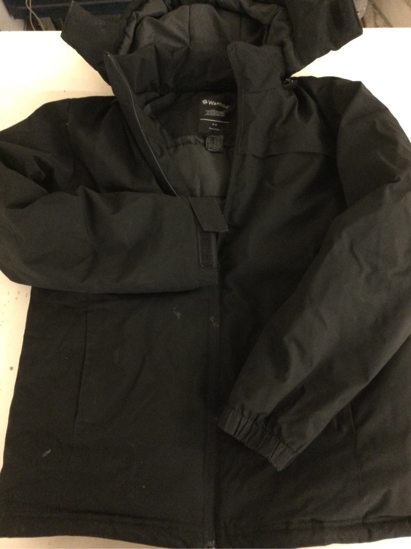 Condition photo showing As Is for wantdo kid boy's waterproof winter jacket warm windproof coat black 14/16
