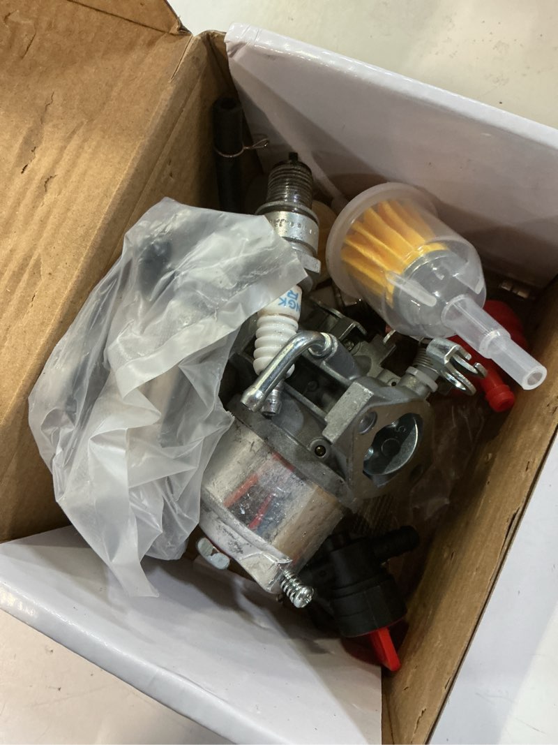 Condition photo showing As Is for am122006 carburetor fit for john deere 6x4 4x2 worksite gator pc2387 32429 32256 32414 replace am18740 am121391 m113714 with fuel pump