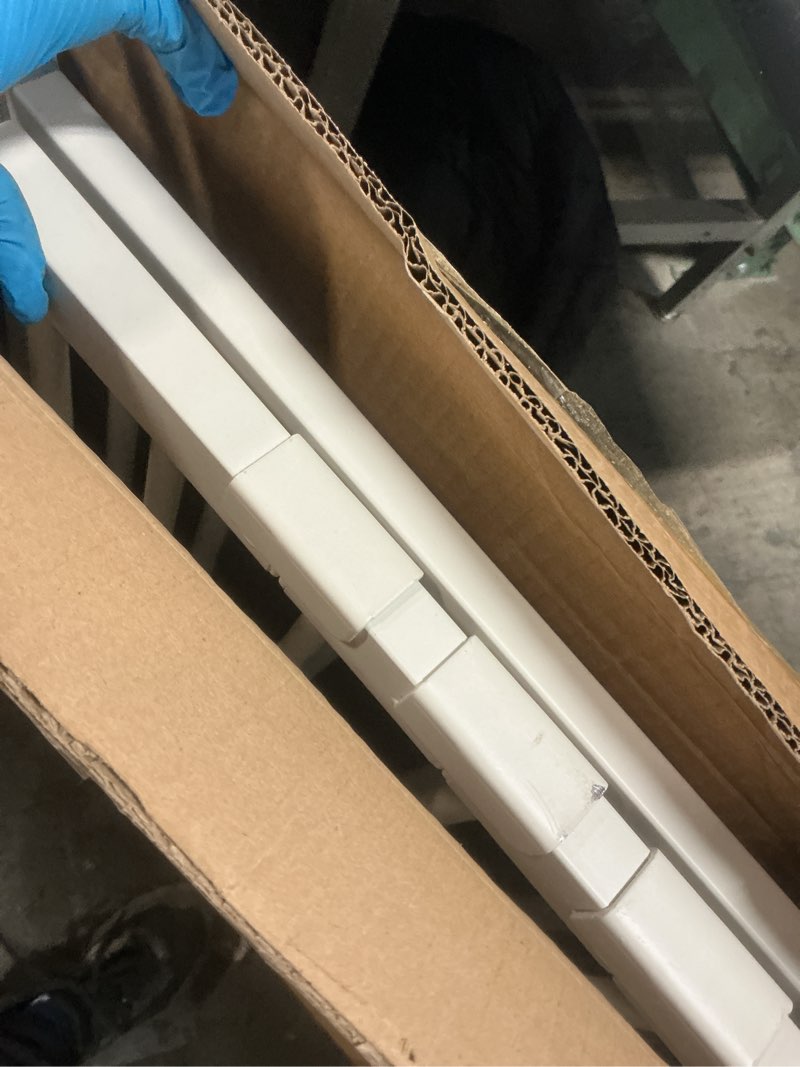 Condition photo showing Good Condition for Babelio 29-48" Extra Wide Baby Gate with Adjustable Cat Door,Easy Install Pressure/Hardware Mounted,Auto Close Pet door for Stairs,House,Doorways,Effortless Walk Thru,White White 29-48" Wide, 30" Tall