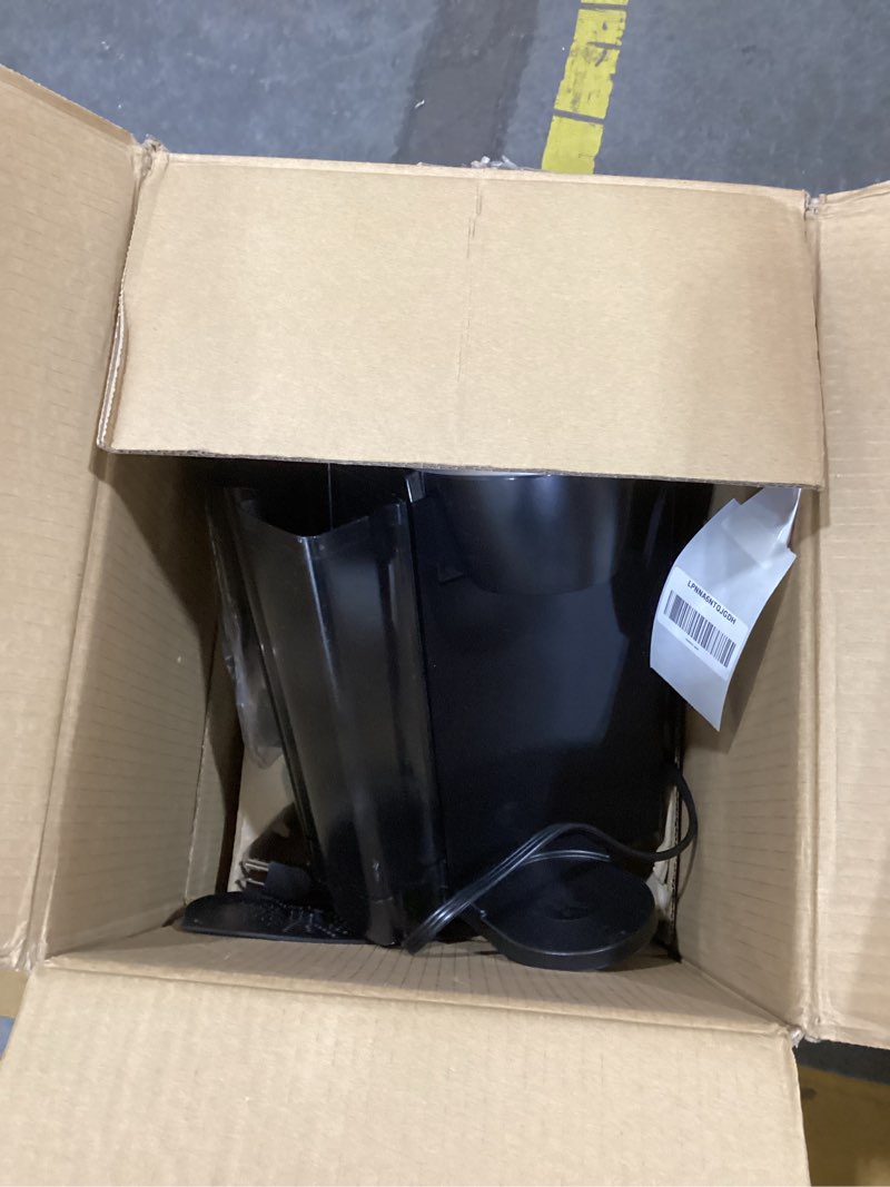Condition photo showing As Is for keurig k-classic single serve k-cup pod coffee maker, with 3 brew sizes, 48oz removable reservoir, black