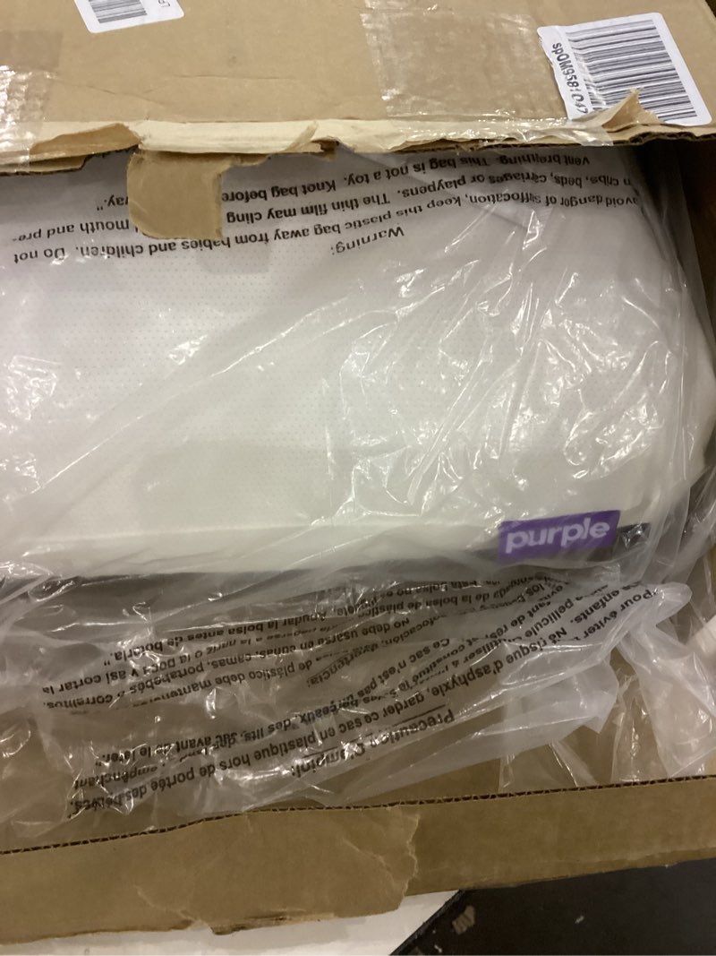 Condition photo showing As Is for Purple Harmony Pillow - Standard - Medium, Greatest Pillow Ever Invented, 360º Hex Grid & Talalay Latex Core - No Pressure Support, Stays Cool, Luxurious Comfort Standard – Medium