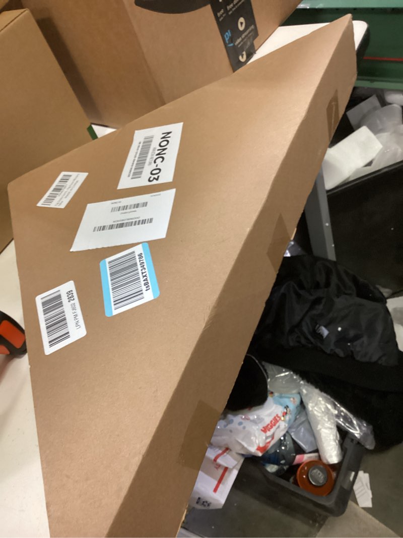 Condition photo showing New/Like New for Flag Display Case for Burial Flag, 9.5x5' Folded Flag Case for Burial Flag, Wooden Flag Box Display Case with Wall Mount, Flag Holder for Veteran Burial Flag Display Case, Military Flag Frame (RBrown) 9.5'x5'-Red Brown