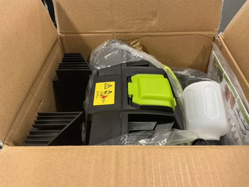 Condition photo showing Good Condition for Pressure Washer, Power Washer with 4 Quick Connect Nozzles, High Pressure Cleaning Machine with Foam Cannon for Cars/Fences/Driveways/Patios/Home Cleaning, 1250~2030 PSI Green