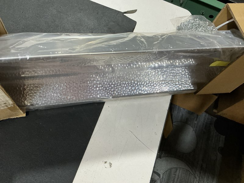 Condition photo showing Good Condition for durolux dl822n t5 ho 2ft 2 fluorescent lamps grow lighting system with 5000 lumens and 6500k full spectrum and low profile 7" wide reflector