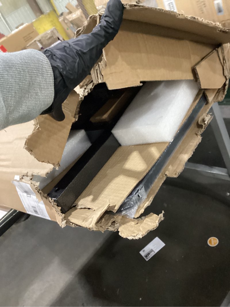 Condition photo showing New/Like New for Drive Medical 13067 Non Tilt Top Overbed Table with Wheels and Secure Height Adjustment,Tray Table for Hospital or Home Use, Bedside Rolling Overbed Table, Silver Vein Silver Vein Table