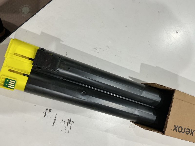 Condition photo showing Good Condition for pegasus remanufactured replacement for xerox versant 80 180 280 22k yellow metered toner 006r01641, 6r1641 (metered) 22k yellow (metered)