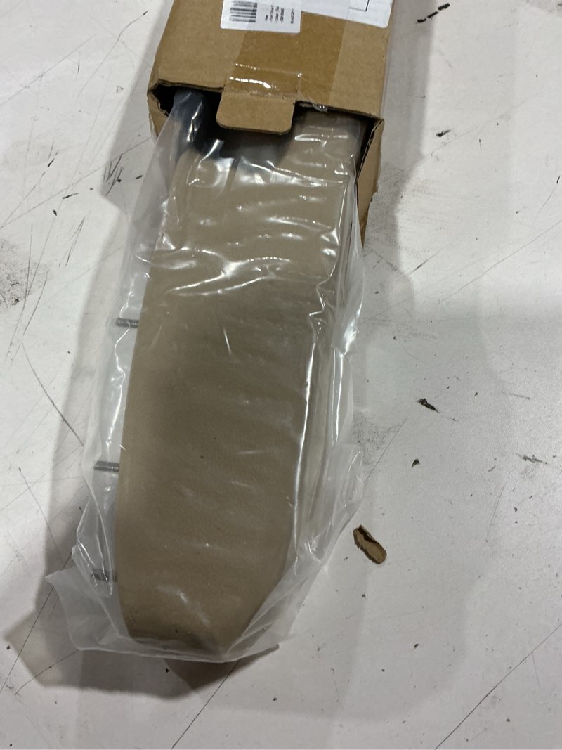 Condition photo showing As Is for 80995 front left driver side armrest repair kit fit for chevy silverado suburban tahoe avalanche for gmc sierra yukon 2010-2014 door panel with release handle above armrest 27in - tan - gm# 84127282