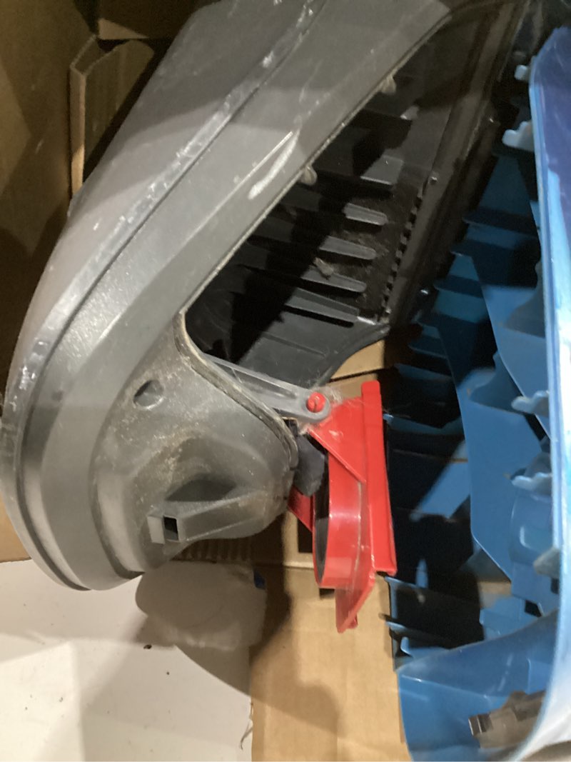 Condition photo showing As Is for kenmore 81414 bagged canister vacuum cleaning tools, 400 series + telescoping wand, red kenmore 400 series + telescoping wand