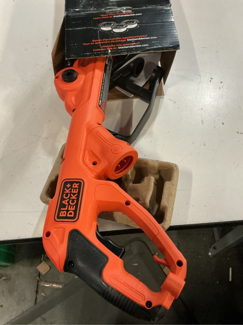 Condition photo showing Good Condition for black+decker weed wacker with auto feed, 14-inch 2 in 1 string trimmer lawn edger, powerful 6.5-amp lightweight electric weed eater (besta510)