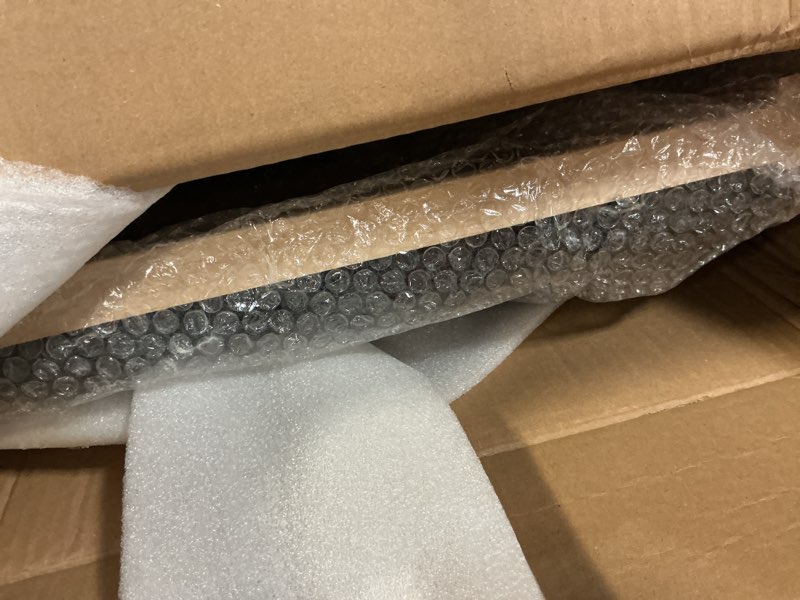 Condition photo showing Good Condition for dog ramp for bed, 64\" long foldable pet ramp for small large dogs, dog ramps for high beds car, high traction with platform 6 adjustable heights 24\" to 30\" up to 220lbs, wood wood 64\"x 17inch