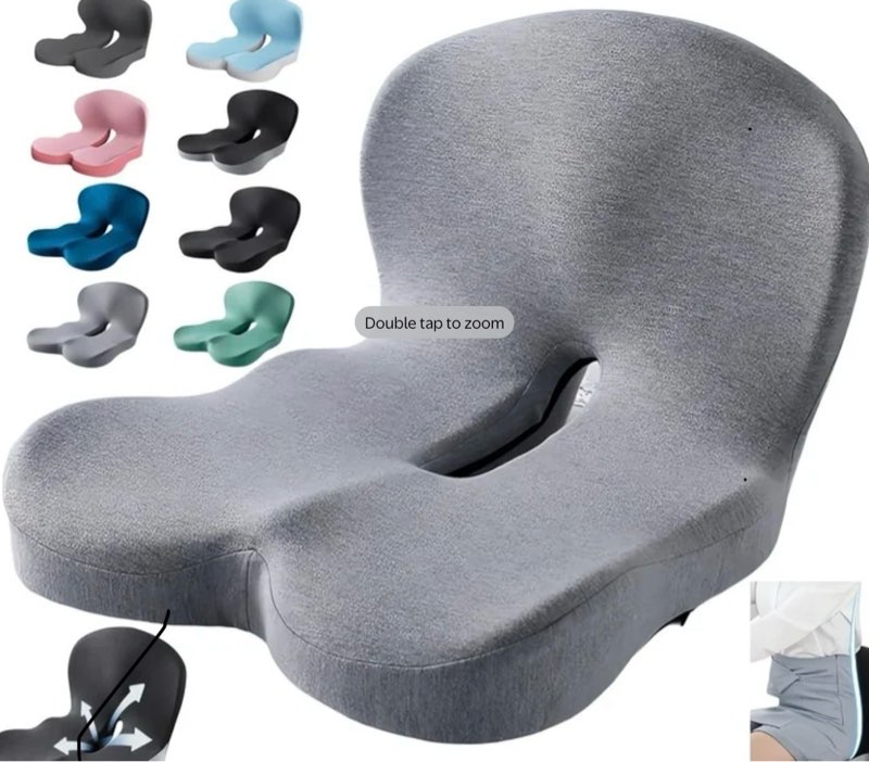 memory foam l-shaped integrated seat cushions for car truck driver 