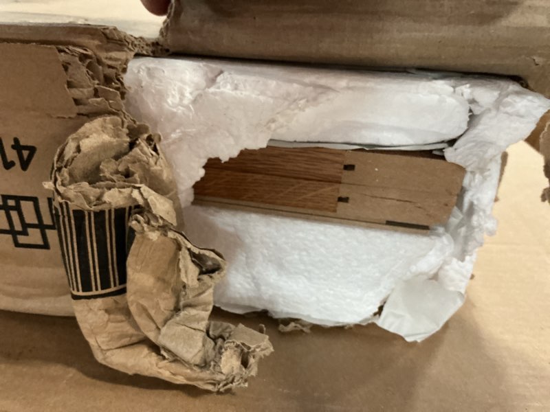 Condition photo showing Good Condition for Sauder Select Storage Cabinet, Pantry Cabinet Kitchen Storage with Adjustable Shelves, Bathroom Storage Cabinet, in Highland Oak