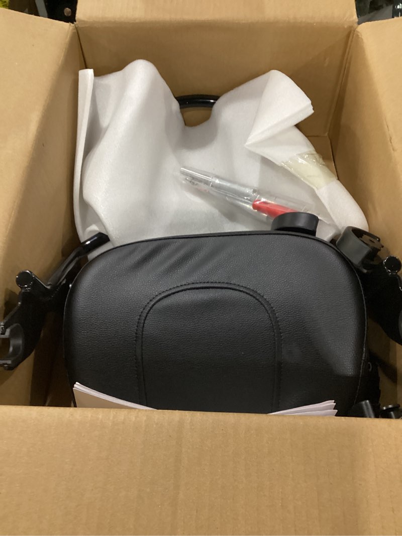 Condition photo showing Good Condition for pbymt detachable passenger backrest, quick release 2-up sissy bar fit for harley davidson touring street glide road glide road king electra glide 2009-2024, gloss black