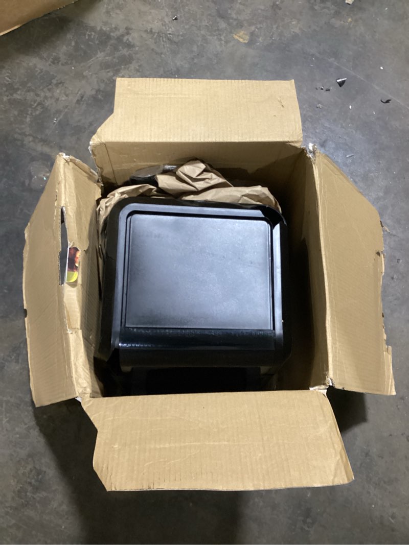 Condition photo showing As Is for Chefman 12-Quart 6-in-1 Air Fryer Oven with Digital Timer, Touchscreen, and 12 Presets - Family Size Countertop Convection Oven, Dishwasher-Safe Parts 12 Qt Black