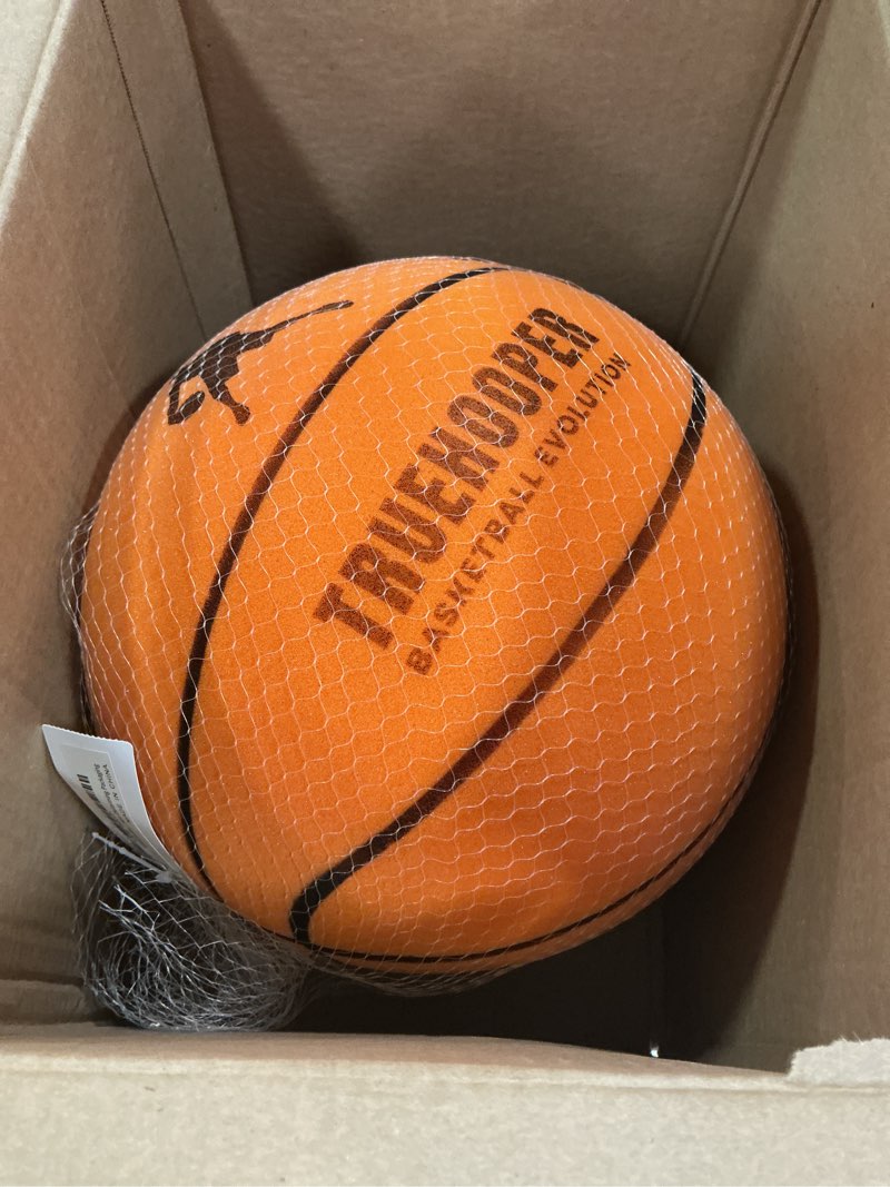 Condition photo showing New/Like New for Silent Basketball Size 7 (29.5") & 3 Indoor Basketball (PRO Version) - Grooved Foam Ball for Quit Dribbling and Indoor Training - Higher Bounce Noiseless Ball - Non-Deforming Packaging Size 7 Orange