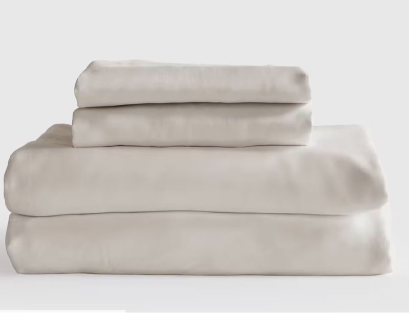 quince  bamboo sheet set of 4 pcs king / sand