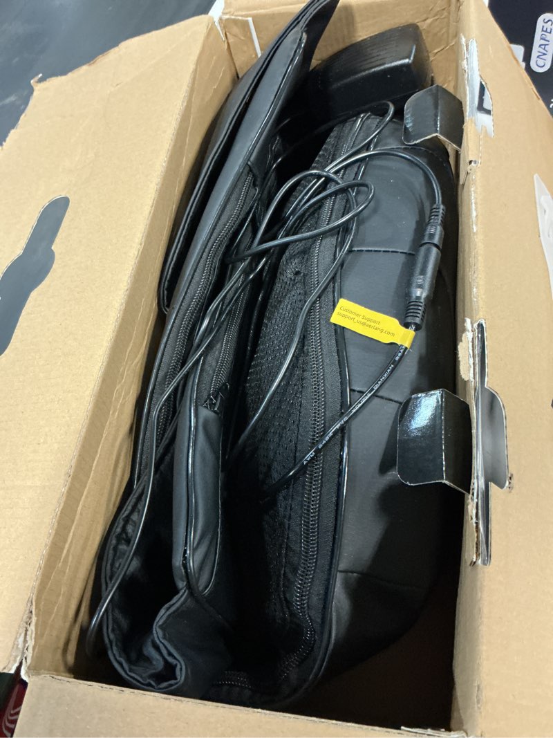 Condition photo showing Good Condition for aerlang shiatsu back and neck massager, back massager deep tissue kneading neck and shoulder massage with heat, electric massage pillow fathers day gift ideas from daughter son(not cordless) black