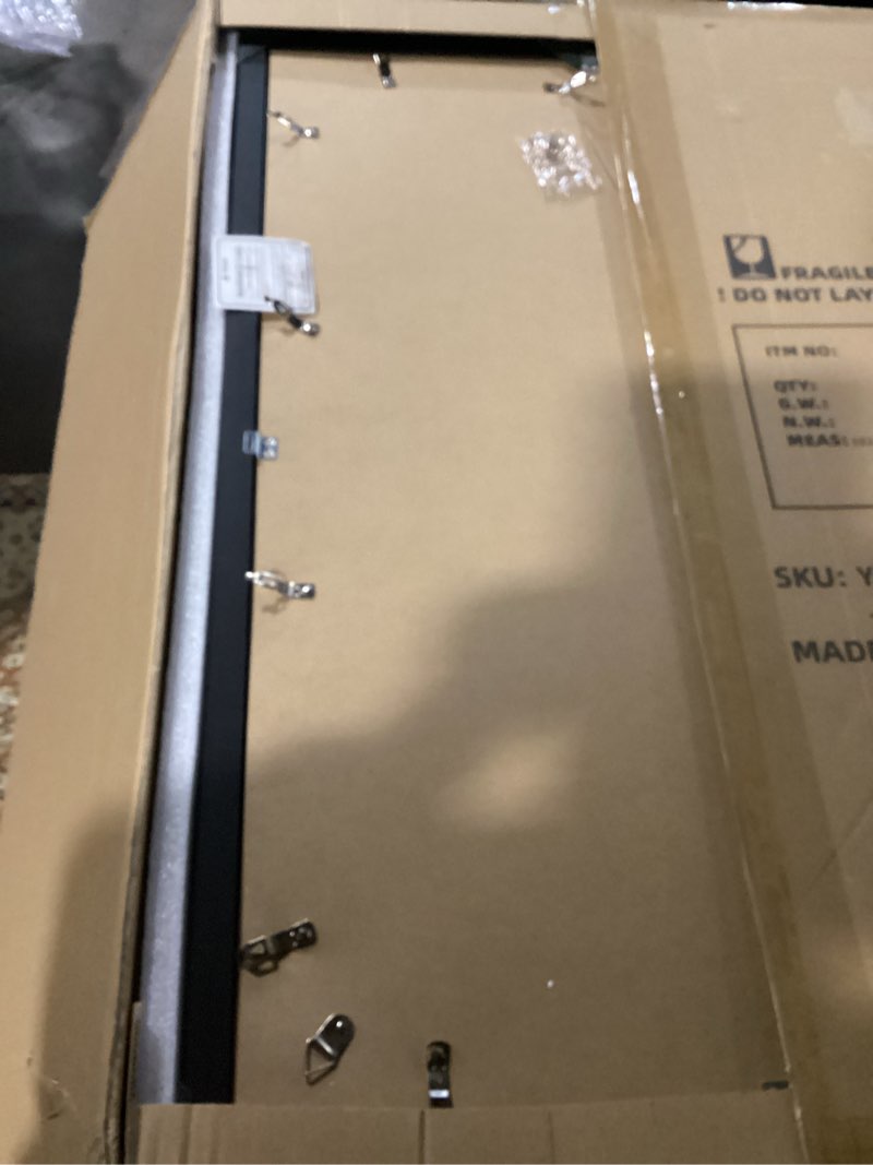 Condition photo showing Good Condition for 24x36 Picture Frame Black Set of 3, Display Pictures 20x30 with Mat or 24 x 36 Without Mat, Poster Frames 24x36 for Wall Hanging Horizontal and Vertical Black 24x36(3PK)