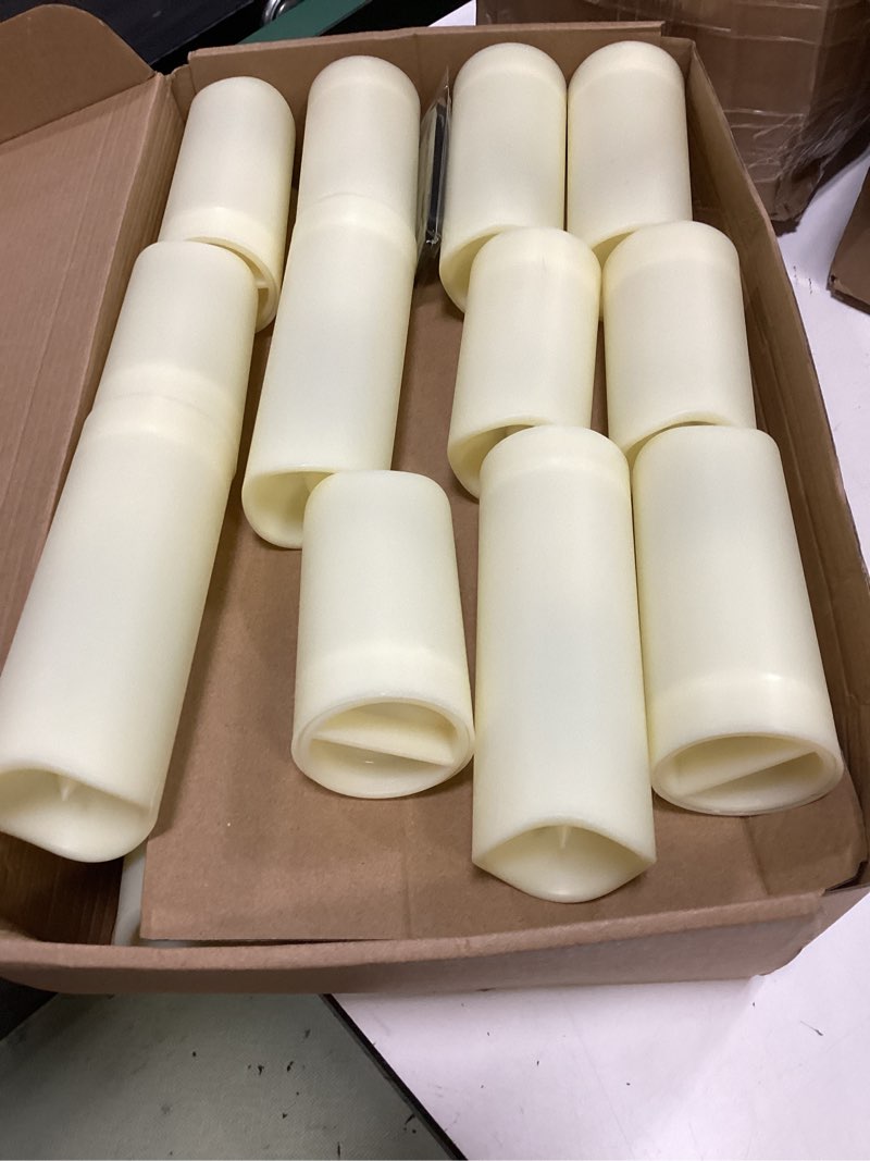 Condition photo showing Good Condition for yoroxrg set of 24 waterproof outdoor flameless candles, led candles with 4 remote and timer,(h 4" 5" 6" x d 2.2"),for christmas,halloween,wedding,festival 24pack-iovry