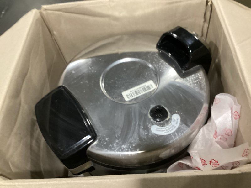 Condition photo showing As Is for CUCKOO Commercial Rice Cooker & Warmer, Extra Large Rice Cooker 30-Cup Uncooked / 60-Cup Cooked, Professional Industrial Grain Cooker with Large Capacity, Easy One-Touch Operation, Silver (CR-3032)