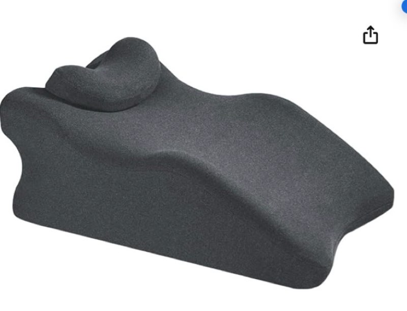 ((( Item similar )))Memory Foam Wedge Pillow for Sleeping, Reading and Back Support, Intimacy Pillow Ergonomic Bed Pillow for Acid Reflux, Back Pain Relief with Removable Cover