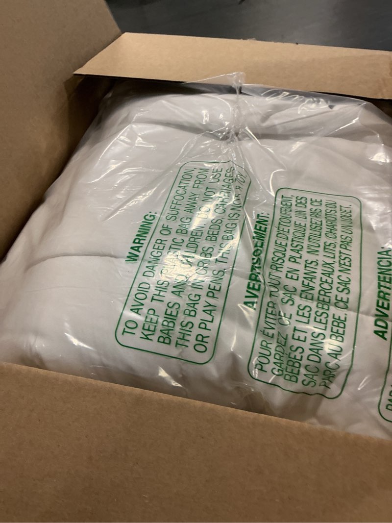Condition photo showing Good Condition for downcool comforters queen size, duvet insert, white all season duvet, lightweight quilt, down alternative hotel comforter (white, queen 88x92 inches) lightweight comforter queen white