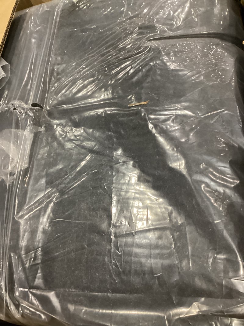 Condition photo showing As Is for fleximounts 22' x 8'10" garage floor mat oil spill mat, waterproof garage flooring for cars & suvs,absorbent, slip-resistant, quick dry carpet fabric(includes double sided tape) 22' x 8'10" w/ pe backing