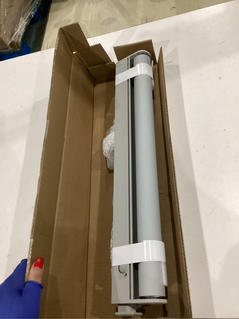 Condition photo showing Good Condition for boolegon roller shades for window cordless blackout shades custom cut to size uv protection energy saving shades for living room bedroom home,white,55" w x 48" h. white 55"w x 48"h