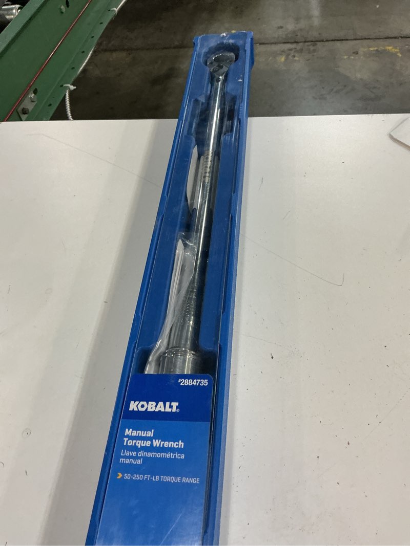 Condition photo showing Good Condition for kobalt 1/2-in drive click torque wrench (50-ft lb to 250-ft lb)