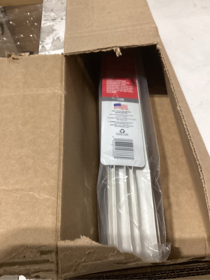 Condition photo showing New/Like New for M-D Building Products 43336 White Cinch® Vinyl Slide-On Under Door Seal 36 in. x 2.375 in.