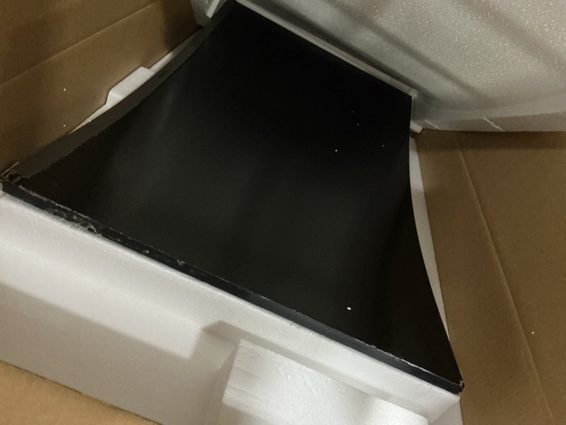 Condition photo showing As Is for (damaged, powers on, no power cord included) samsung 32-inch s3 (s39gd) fhd 100hz curved monitor, game mode, eye saver mode, multiple connectivity with hdmi port, built-in speakers, ls32d396ganxza, 2025