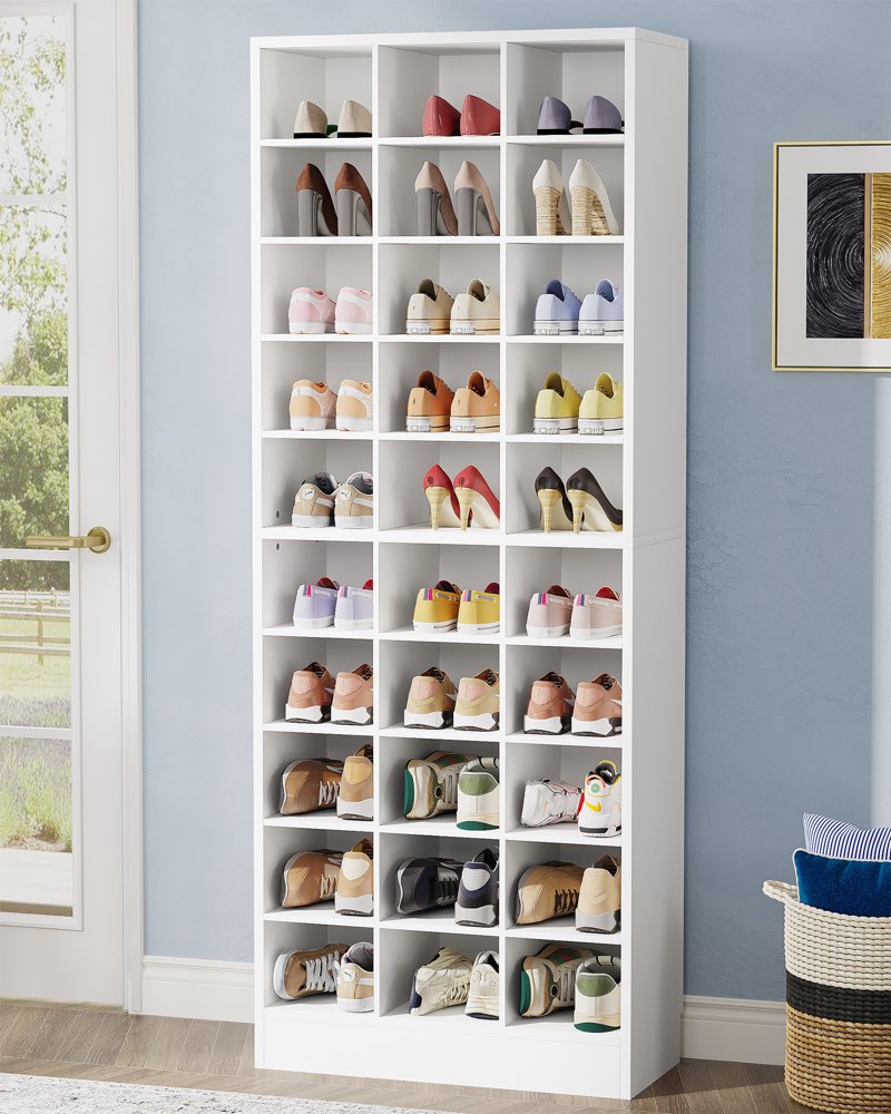 incomplete 30 Pair Shoe Storage Cabinet