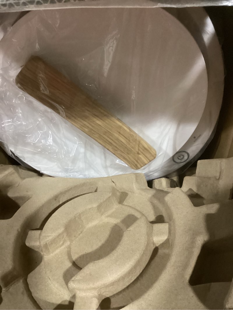 Condition photo showing Good Condition for Keenray Towel Warmer, Luxury Towel Warmer Bucket, Large Towel Warmers for Bathroom, Auto Shut Off, Fits Up to Two 40"X70" Oversized Towels, Bathrobes, Blankets, PJ's and More, CL1 A Creamy White 13" (L) x 13" (W) x 19" (H)