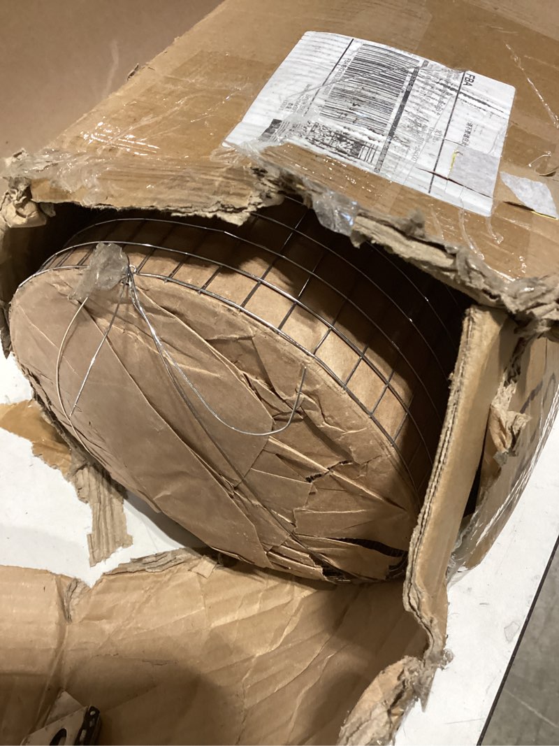 Condition photo showing Good Condition for hardware cloth 48inx50ft 1/2 inch galvanized, chicken rabbit snake cage wire fence mesh roll,garden plant welded metal wire fence,poultry animal netting cage screen. (4 x 50ft)