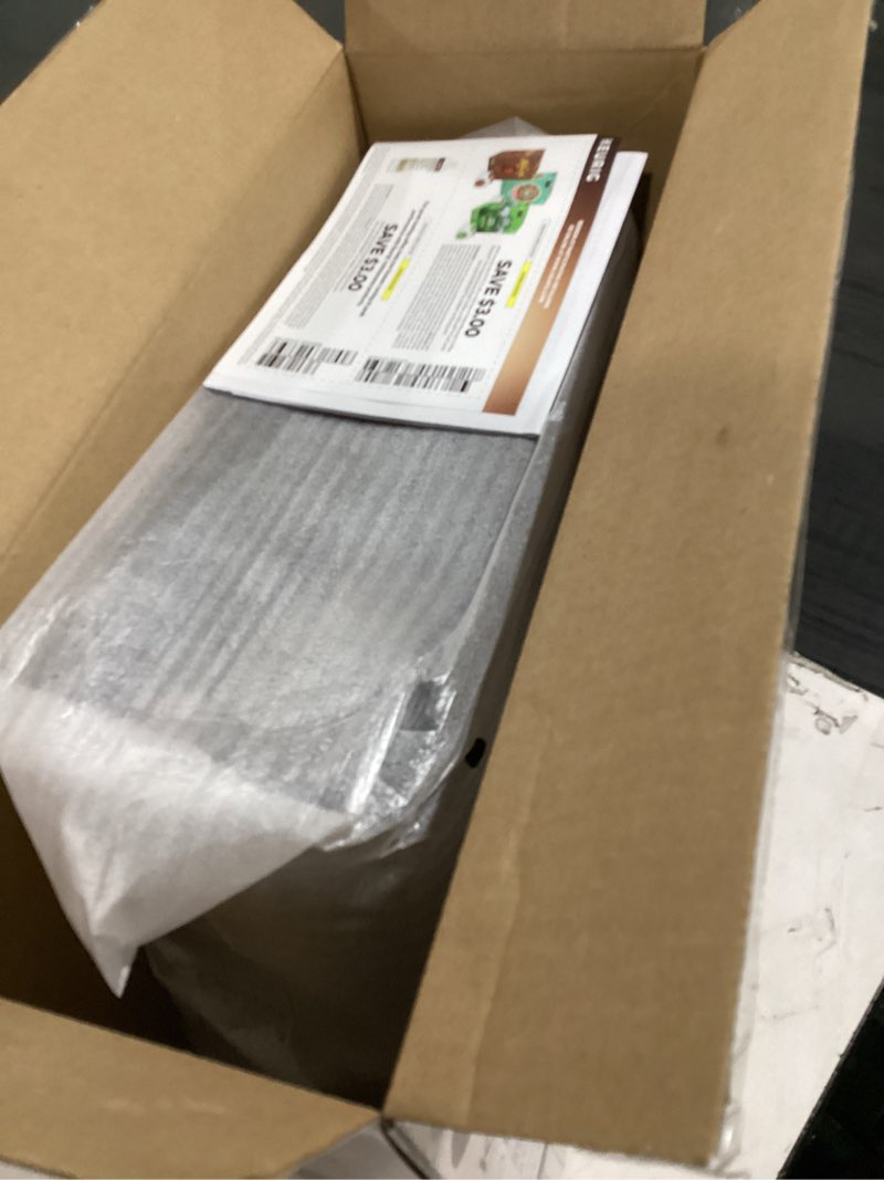 Condition photo showing New/Like New for keurig k-slim single serve k-cup pod coffee maker, multistream technology, 3 brew sizes, slim and sleek design, 46oz removable reservoir, black