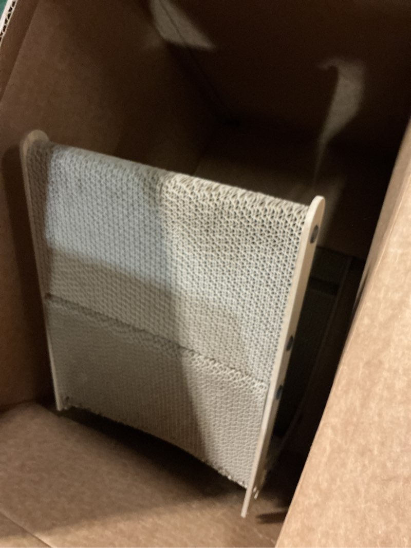 Condition photo showing Good Condition for Zakkart 2-Pack Cat Scratching Board, 25.6'' Tall Cardboard L Shape Vertical Cat Scratchers for Indoor Cats, Cat Scratching Post for Wall and Couch, Large Large 2PC (25.6'' tall)