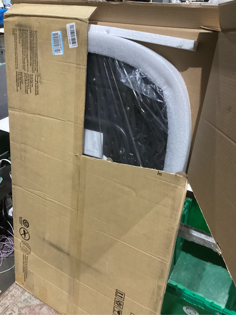 Condition photo showing Good Condition for btexpert set of 5, 32" round 43" bar high top folding table commercial portable for drink patio banquet card plastic coffee dining cocktail wedding party event home kitchen outdoor black set of 5 black
