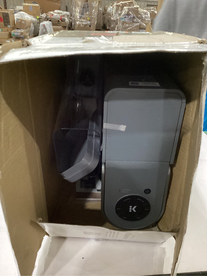 Condition photo showing As Is for Not tested*** Keurig K-Supreme Single Serve K-Cup Pod Coffee Maker, MultiStream Technology, 4 Brew Sizes, 66oz Dual-Position Removable Reservoir, Gray Gray Coffee Maker